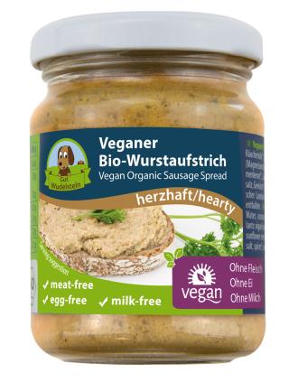 Vegan Organic Sausage Spread hearty; 120 g