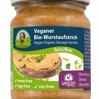 Wilmersburger vegane Käse-Alternative Vegan Organic Sausage Spread fine
